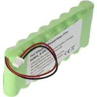 AccuCell Akku passend für Visonic Powermax. Pro Akku 0-9912-G, 103-300672, GP180AAH8BMX NiMH, 9,6V