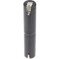 AccuCell Notleuchtenakku NiMH 2,4V 4,2Ah L1x2 4/5 Sub-C mit Faston-Anschluß +4,8mm / -2,8mm ersetzt Zumtobel 04923309