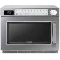 Samsung Mikrowelle mit Edelstahlrahmen und Garraum. 30 Programme und Selbstbedienungsfunktion. Abmessungen mm 464x557x368(h). MJ6093AT