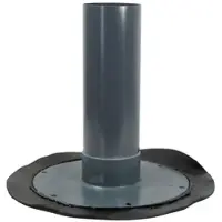 Fleck Flachdach-Unterteil DN 125 mit Bitumen-Flansch