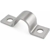 SchellenDirekt Rohrschelle einteilig massiv schwere Schelle V2A Edelstahl DIN 1593 / (Durchmesser (innen)) 91 mm
