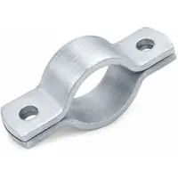 SchellenDirekt Zweiteilige Rohrschelle nach DIN 3567 Form A verzinkt / (Durchmesser (innen)) 133 mm