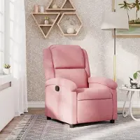 Prolenta Maison Exclusive - Relaxsessel Rosa Samt