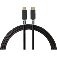 Nedis USB-Kabel - USB 3.2 Gen 2x2 - USB-C Stecker - USB-C Stecker - 100 W - 4K@60Hz - 20 Gbps - Vergoldet - 2.00 m - Rund - PVC - Anthrazit - Box