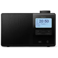 Philips TAR5600/00, Uhr, Digital, DAB+, FM, 10 W, AAC, SBC, 7,62 cm (3")