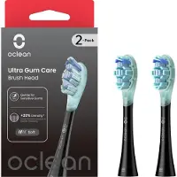 Oclean Bürstenkopf Ultra Gum Care 2er-Pack Schwarz