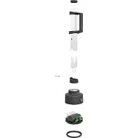 OUTDOORCHEF 18.491.52, Kaltrauchanlage, Schwarz, Silber, 165 mm, 165 mm, 485 mm, 2,08 kg