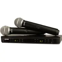 Shure BLX288/PG58-S8 Duales drahtloses Handmikrofon-System