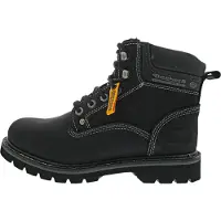 Dockers Winterboots BY GERLI, Herren, Gr. 50, Warmfutter, schwarz, Leder, unifarben, Schuhe Winterboots, Schnürboots, Workerboots im Bergsteiger-Look