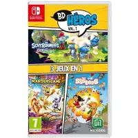 Videospiel für Switch 3 in 1: Marsupilami + Les Sisters + The Smurfs: Village Party (FR)