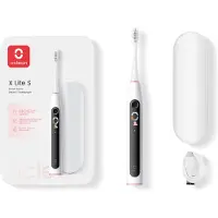 Oclean X Lite Set, Erwachsener, Schallzahnbürste, 72000 Bewegungen pro Minute, Schwarz, Grau, Grau, Oval