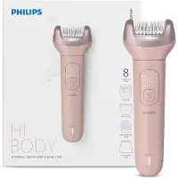 Philips Epilierer "Series 9000 BRE719/00" 7 Stk. Aufsätze nass und trocken verwendbar, mit 2 Geschwindigkeitsstufen