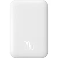 Baseus Powerbank Airpow 6000mAh 20W magnetyczny z kablem Simple USB-C - USB-C 30cm - biały