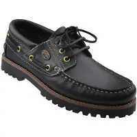 Dockers by Gerli Damen Mokassins Bootsschuhe - Schwarz, Cafe oder Reh