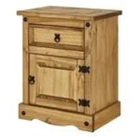 Möbel Kraft Nachtkommode ¦ holzfarben ¦ Maße (cm): B: 53 H: 67 T: 39.0