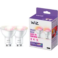 WiZ Connected - GU10 Farbe & Einstellbare Weiße - WiFi - 2er Pack