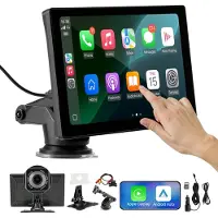 Vevor kabelloses Autoradio (228,6 mm) HD-Radio mit Touchscreen mit Apple CarPlay &amp; Android Auto