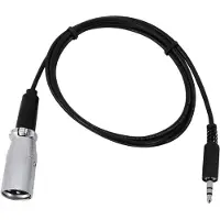 Eurolite DMX-Adapter IN Klinke 3,5/XLR 1m