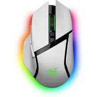 Razer Basilisk V3 Pro 35K, rechts, Optisch, RF Wireless + Bluetooth + USB Type-A, 35000 DPI, Weiß