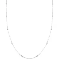 Elli Halskette Solitär Basic Kristalle 925 Silber Elli Weiß