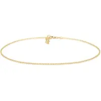 Elli Halskette Basic Erbskette Choker 925 Sterling Silber Elli Gold