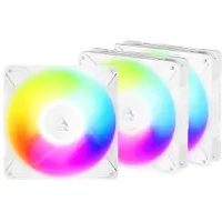 Arctic Cooling Lot de 3 Ventilateurs de boitier P14 Pro Reverse RGB - 14cm (Noir)