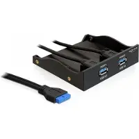 DeLOCK Frontplatten-2xusb-3.0-festplattenadapter