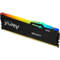 Kingston Technology FURY Beast 16GB 6400MT/s DDR5 CL32 DIMM RGB EXPO, 16 GB, 1 x 16 GB, DDR5, 288-pin DIMM, Schwarz