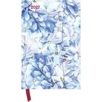 Neumann Buchkalender Bright Flowers 2027, Eine Woche auf einen Blick, 10 x 15 cm