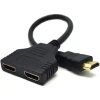 Cablexpert DSP-2PH4-04, HDMI Typ A (Standard), 2 x HDMI Type A (Standard), Schwarz