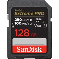 SanDisk SDSDXEP-128G-GN4IN, 128 GB, SDXC, Klasse 10, UHS-II, 280 MB/s, 100 MB/s