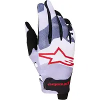 Alpinestars Radar Handschuhe 2027 Ash Gray Light Lilac Red Black, Größe: XXL
