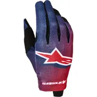 Alpinestars Radar Handschuhe 2027 Fire Red Deep Blue, Größe: M