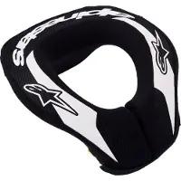 Alpinestars Sequence Jugend-Nackenprotektor Black White, Größe: L/XL