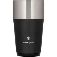 Snow Peak - Shimo Tumbler - Isolierbecher Gr 470 ml schwarz/grau