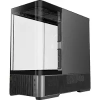 Antec C6 Curve Air, Midi Tower, PC, Schwarz, Transparent, ATX, micro ATX, ITX, Kunststoff, Stahl, Gehärtetes Glas, 18 cm