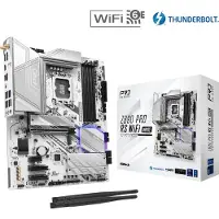 Asrock Z890 Pro RS WiFi White, Intel, LGA 1851 (Socket V1), Intel Core Ultra (Series 2), LGA 1851, DDR5-SDRAM, 256 GB