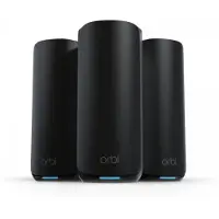 Netgear Orbi 870, Schwarz, Intern, Mesh-System, 836 m², Tri-Band (2,4 GHz/5 GHz/6 GHz), Wi-Fi 7 (802.11be)