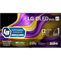 LG OLED evo AI OLED55G51LW, 139,7 cm (55"), 3840 x 2160 Pixel, OLED evo, Smart-TV, WLAN, Schwarz