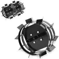 HECHT Schaufelradsatz 000797 für Motorhacke 796 | Ø 40 cm | 10 Schaufeln je Rad