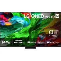 LG QNED evo AI 100QNED86A6, 2,54 m (100"), 3840 x 2160 Pixel, QNED MiniLED, Smart-TV, WLAN, Schwarz