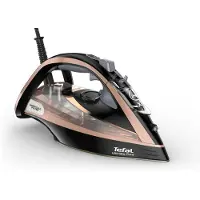 Tefal Ultimate Pure FV9845 Bügeleisen Trocken- & Dampfbügeleisen Durilium Selbstreinigende Grundplatte 3200 W Schwarz Kupfer