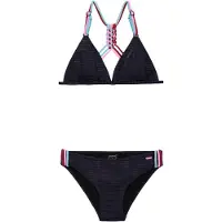 Protest Bikini Mädchen Prtfimke 24 Triangle Bikinis True Black-Größe 140