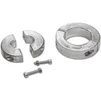 Tecnoseal Flache Kragenanode Silber 25 mm Silber 25 mm