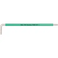 Wera 3967 SXL HF TORX Winkelschlüssel Multicolour mit Haltefunktion, lang, Edelstahl Türkis