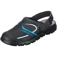 ABEBA Clog 7331 - Dynamic Mikrofaser, schwarz/blau , 39