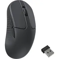 Keychron M3 Mini, rechts, Optisch, RF Wireless + Bluetooth + USB Type-C, 30000 DPI, Schwarz