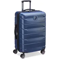 Delsey AIR ARMOUR, Karre, Harte Schale, Blau, Night blue, 4 Rad/Räder, Spinnrad
