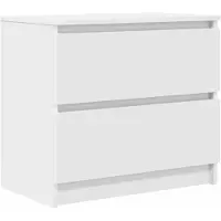 vidaXL TV-Schrank Weiß 60x35x54 cm Holzwerkstoff