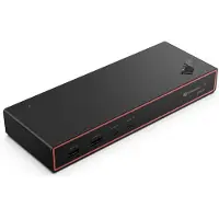 Lenovo ThinkPad Thunderbolt 4 Smart Dock Gen2 7500, Kabelgebunden, Thunderbolt 4, 100 W, 2500 Mbit/s, Schwarz, Eclipse Black